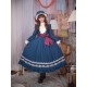 Hoshibako Works Vintage Inspired Elegant Long One Piece(Leftovers/4 Colours/Full Payment Without Shipping)